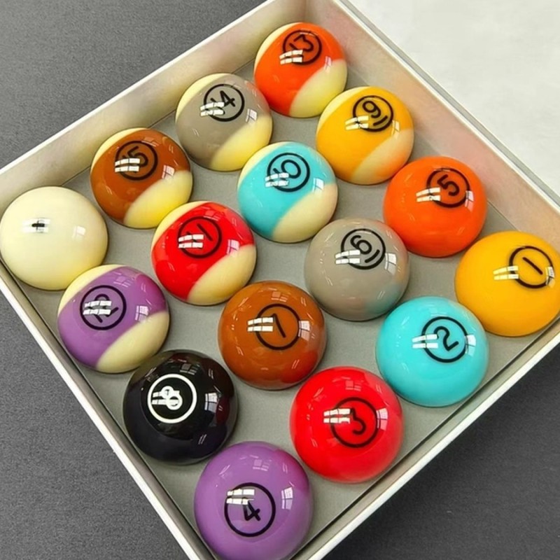 Hot Sale Personalized 57.2mm Resin Billiard Balls (16-Piece) - Customize Color, Size, Logo for Pool Tables
