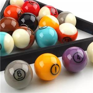 Customizable 57.2mm Resin 16-Piece Pool Balls Set with Color/Size/Logo Personalization for Club & Home Use