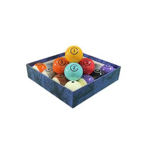 Customizable 57.2mm Resin 16-Piece Pool Balls Set with Color/Size/Logo Personalization for Club & Home Use
