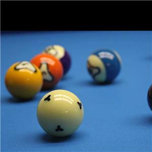 Crystal-Finish Resin Pool Balls 16-Piece Boxed Set (57.2mm) – Customize Color/Size/Logo for Club & Home