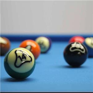 Crystal-Finish Resin Pool Balls 16-Piece Boxed Set (57.2mm) – Customize Color/Size/Logo for Club & Home