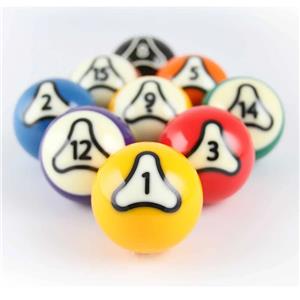 Crystal-Finish Resin Pool Balls 16-Piece Boxed Set (57.2mm) – Customize Color/Size/Logo for Club & Home