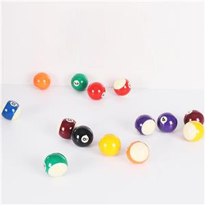16-Piece 57.2mm Polyester Resin Pool Balls Set with Durable Construction for Billiard Table Game
