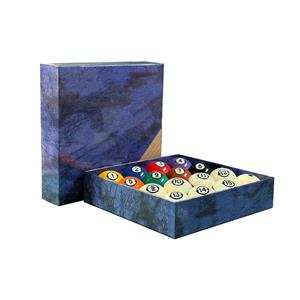 Resin Billiard Ball Set with Perfect Roundness & Balance for Family Games