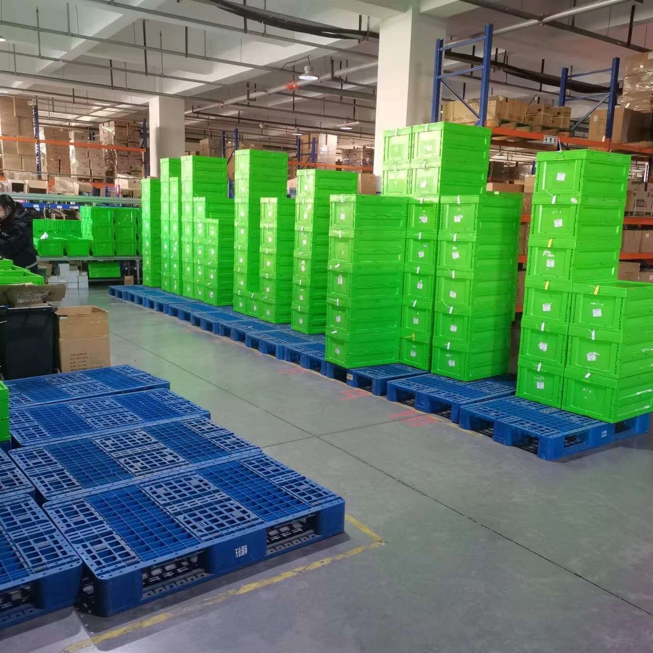 Китай Пластиковый складной ящик для хранения одежды, производитель