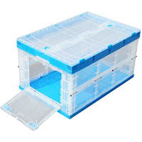 Пластиковый складной прозрачный ящик для хранения