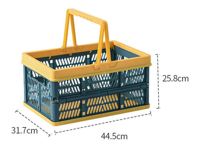 Portable Plastic Folding Fruit Basket