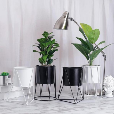 plastic flower pots for home decorate Desktop flowerpot