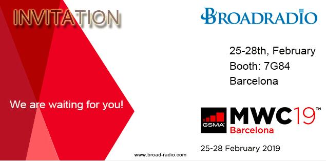 Broadradio 成功亮相 2019 年巴塞罗那移动世界大会