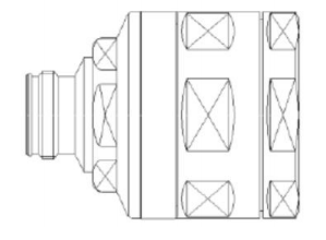 Connector 4.3-10 Female for 1 1/4” RF Cable