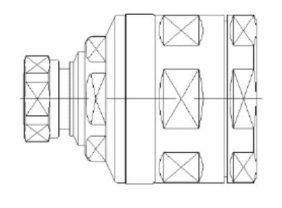 Connector 4.3-10 Male for 1 1/4” RF Cable
