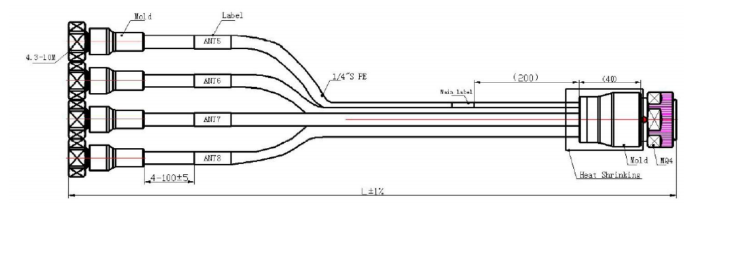 Jumper MQ4/4.3-10-Female/Male 5m