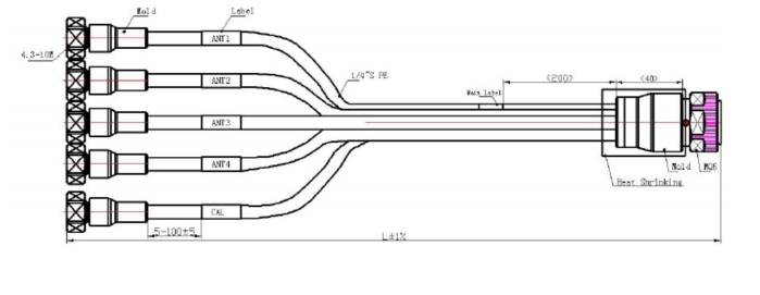 Jumper MQ5/4.3-10-Female/Male 5m