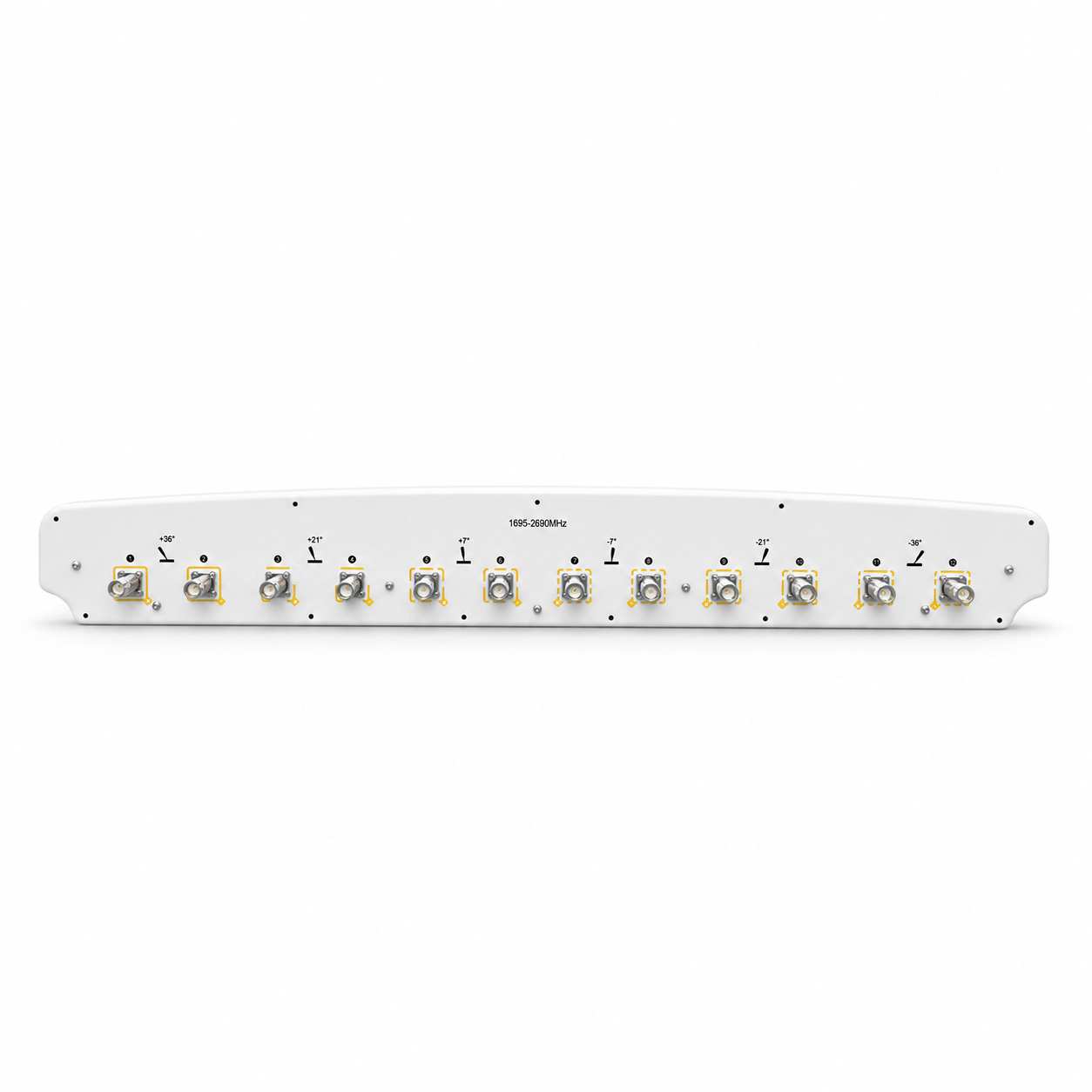 Antenne hexa-faisceau 6 Mo 8° 23 dBi