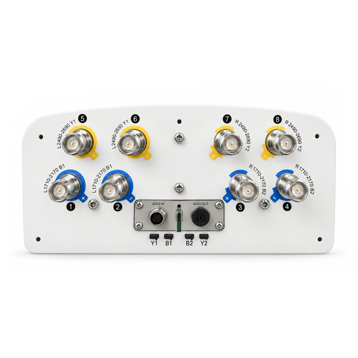 Antenne multibande 4 Mo 65° 16/17 dBi