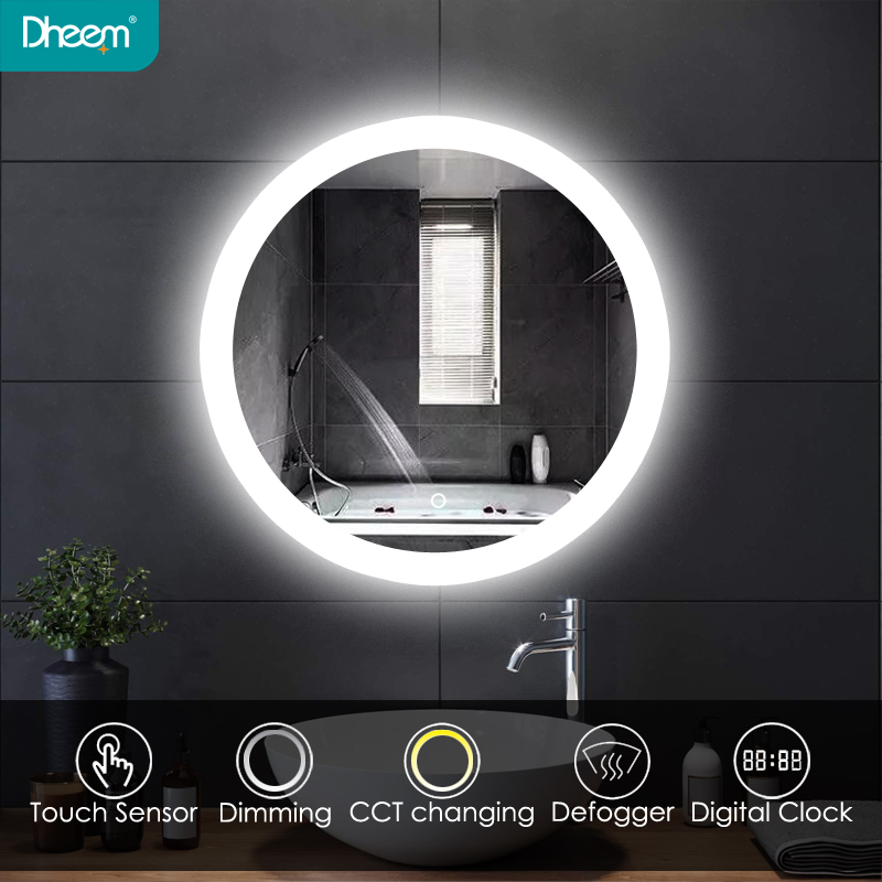 Round Wall LED Mirror