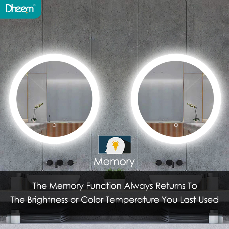 Round Wall LED Mirror