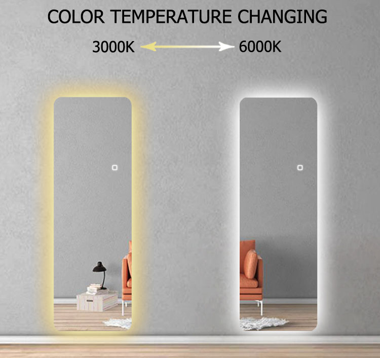 frameless body mirror