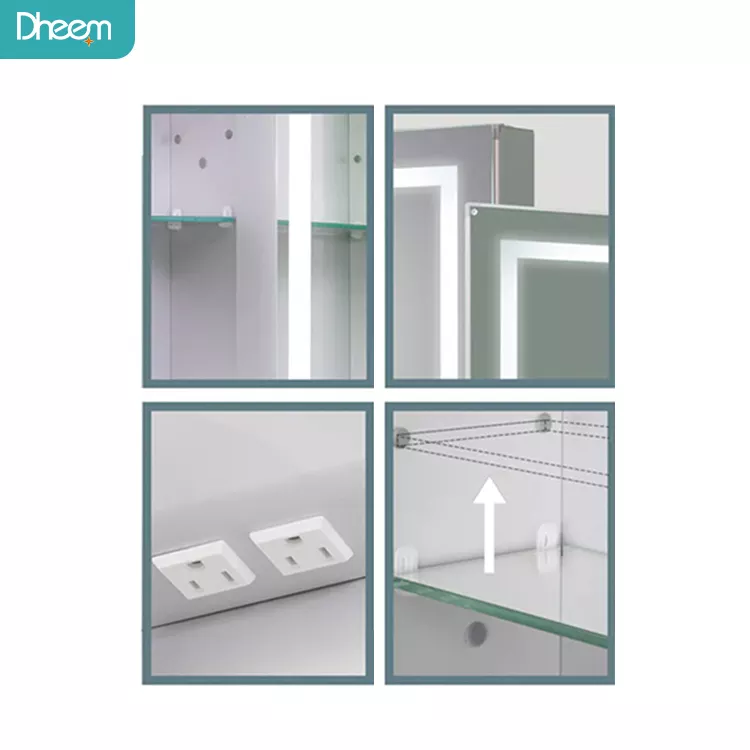 Vanity bath room medicine cabinet with mirror