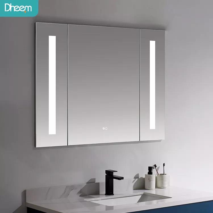 Hotel vanity bath room medicine cabinet with mirror