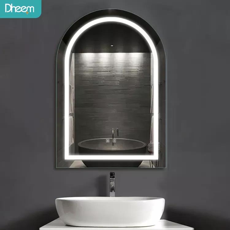 Bathroom vanity frameless wall led mirror