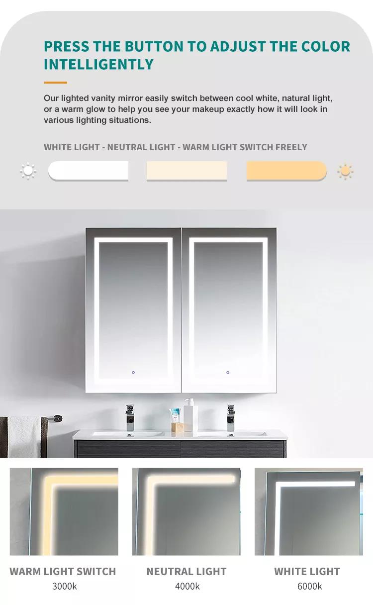 mirror cabinet with light