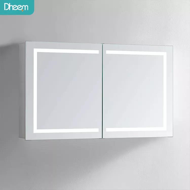 Badezimmer Aluminium Medizinspiegelschrank LED-Licht