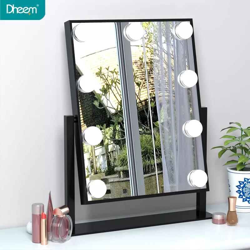 Hollywood style makeup mirror with led light