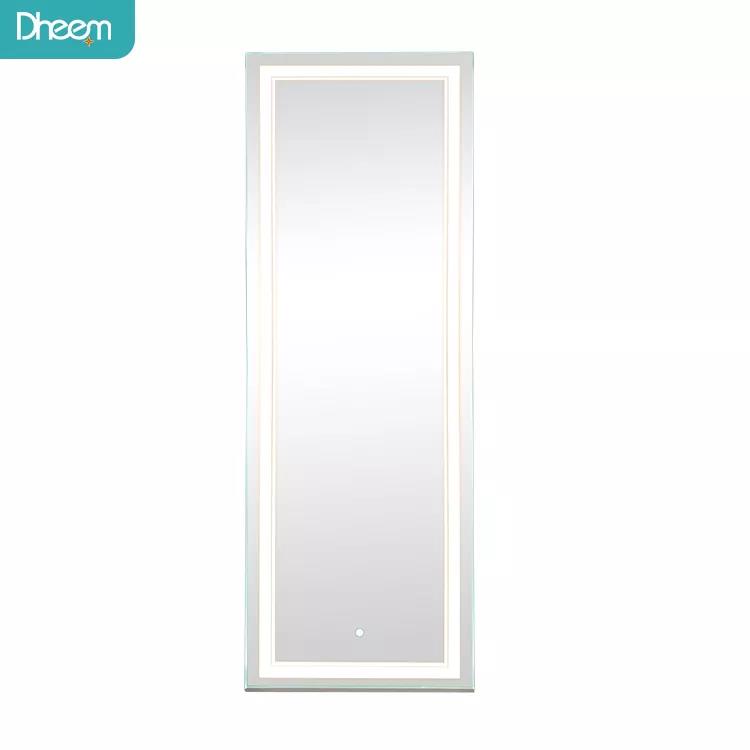 Simple full length led mirror standing