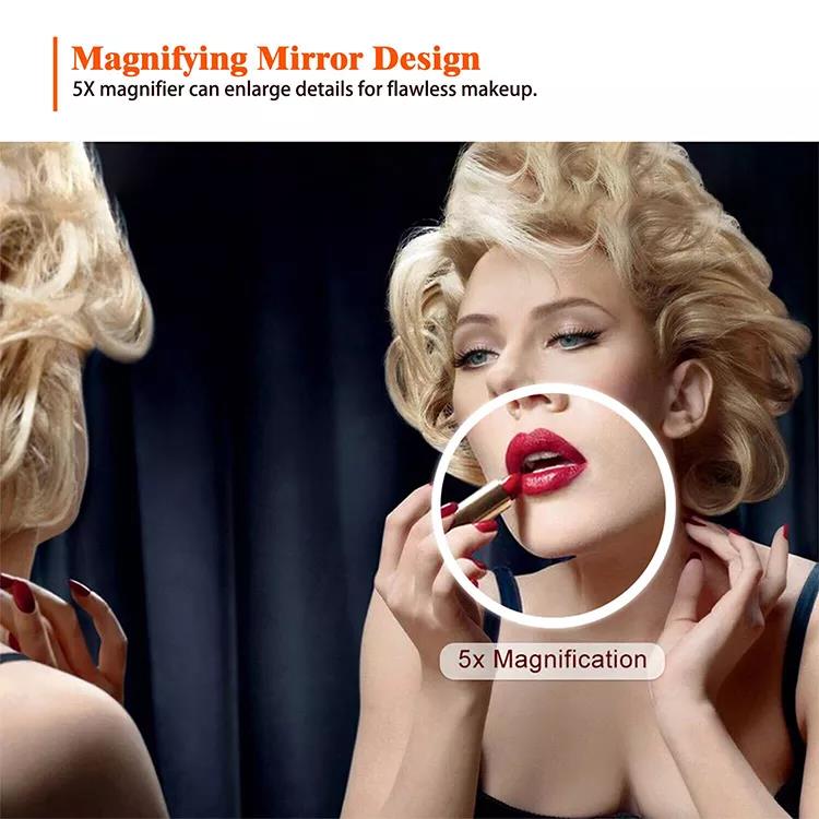 magnifier led mirror