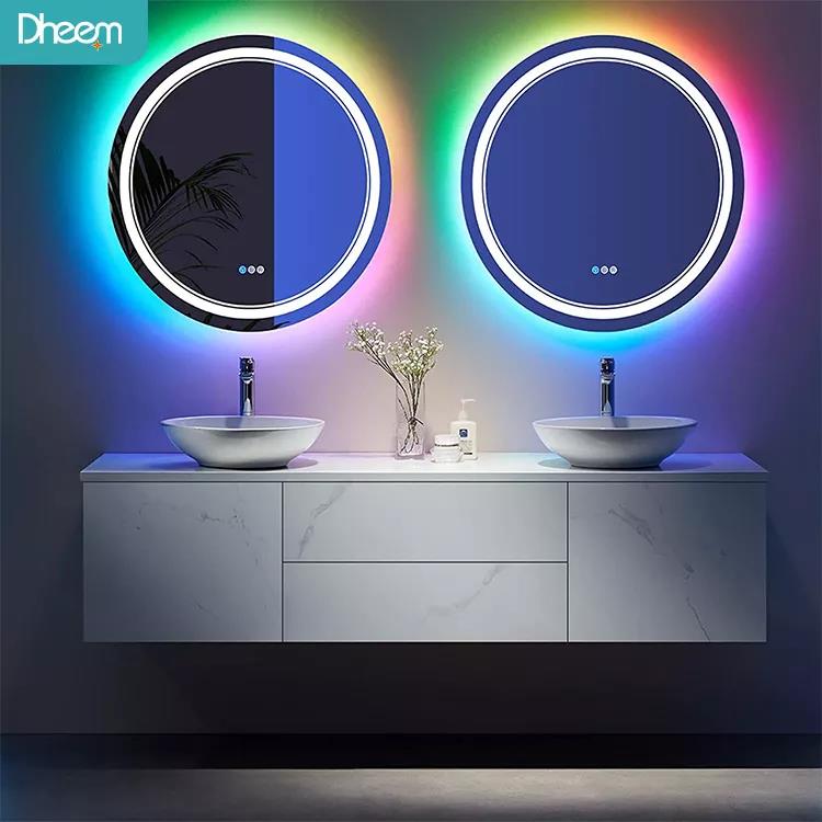 Oval RGB infinity mirror tunnel