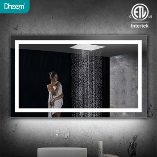 smart backlit led bathroom mirror