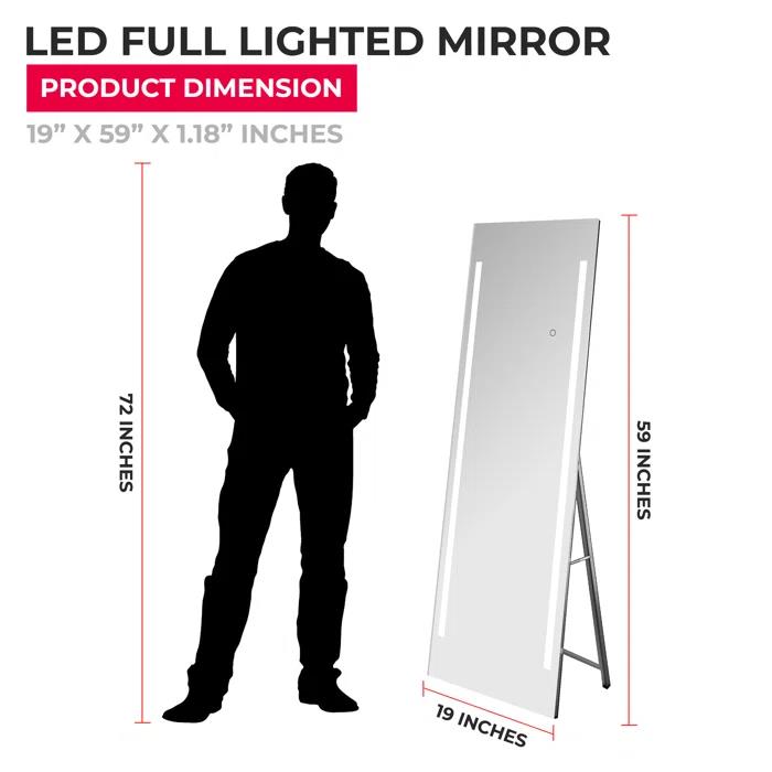 led mirror full length