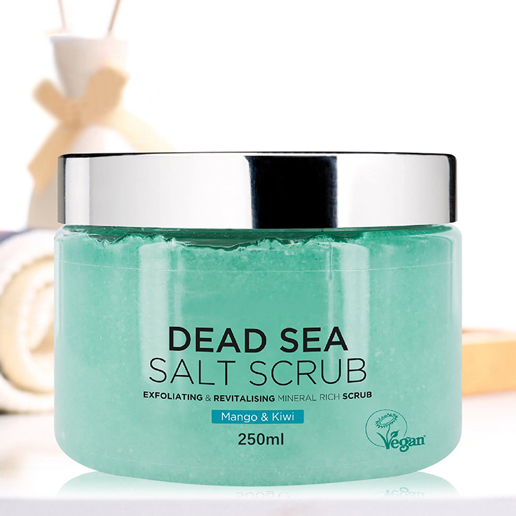 OEM/ODM Private Label Personal Skin Care Exfoliation Dead Sea Salt Cream Body Scrub
