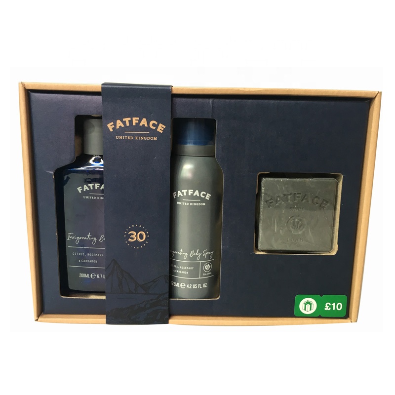 Private Label High Quality Skin Eco Mens Bath Gift Set for Body Care