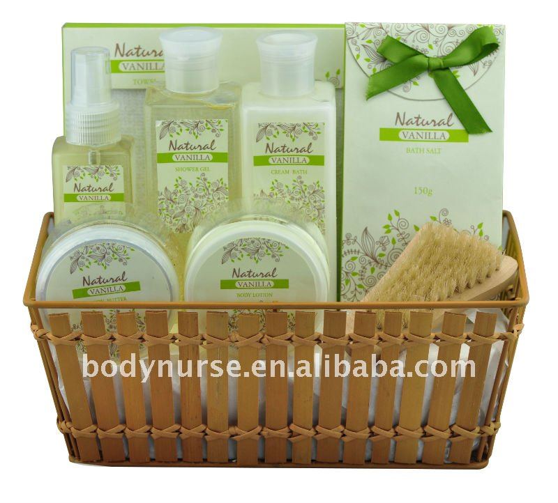 Beauty Products Banthroom Accessory Hot Selling Bath Room Set In Basket