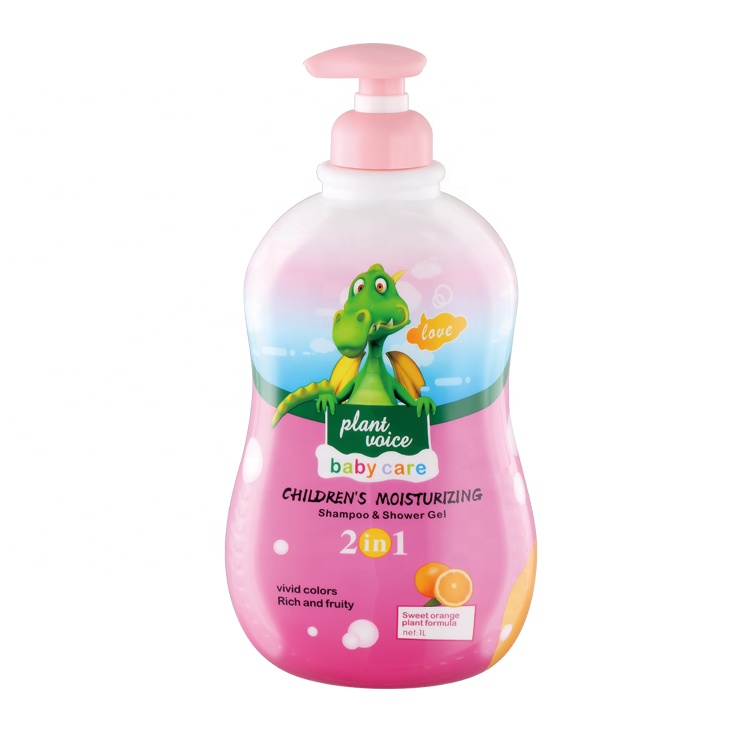 Shampoo Shower Gel 2 In 1 Herbal Children Baby Natural Organic Liquid Baby Body Wash