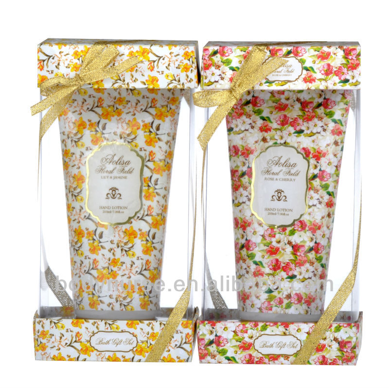 Holiday Gift 200ml Floral Moisturizing Hand Lotion Gift Set