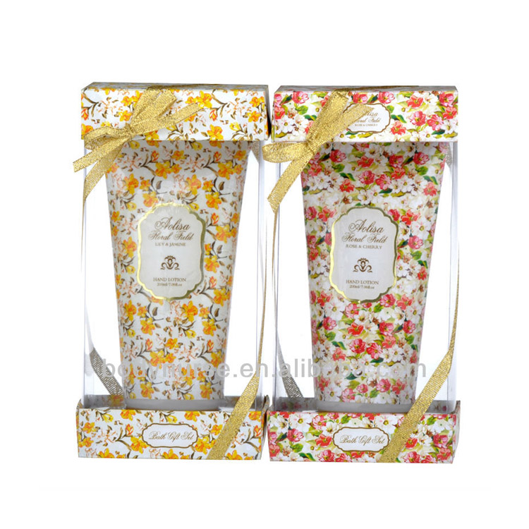 Holiday Gift 200ml Floral Moisturizing Hand Lotion Gift Set