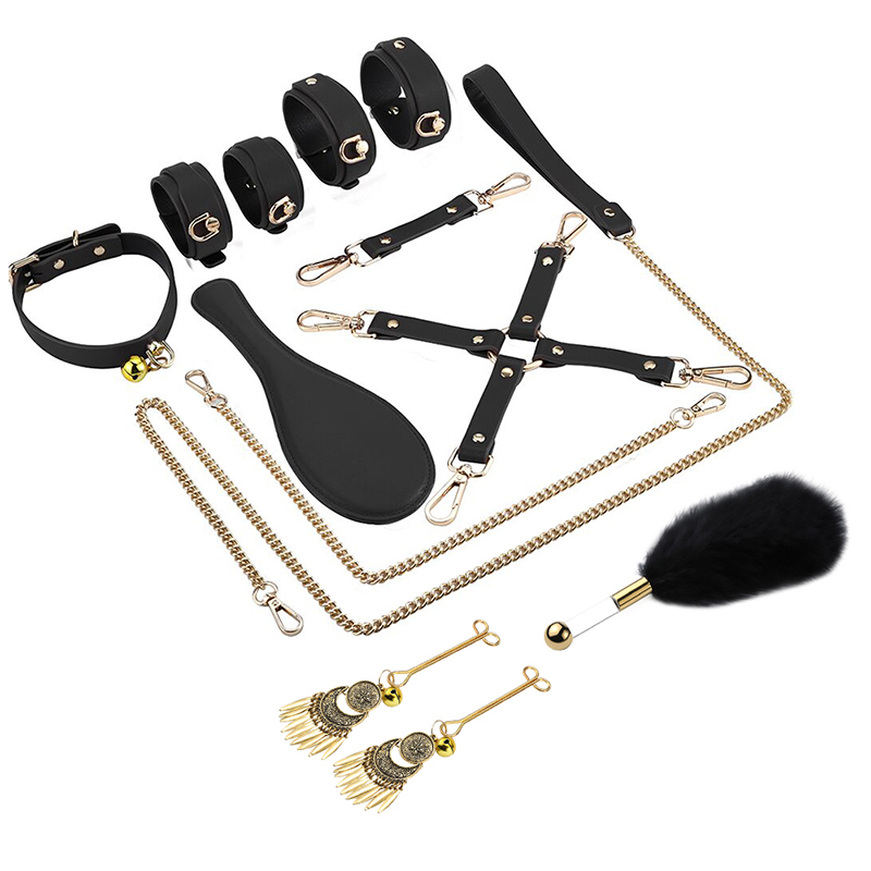 BDSM Leather Bondage Kit For Beginner