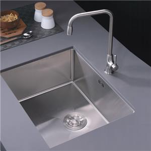 Handmade SUS304 Kitchen Sink Under Mount Single Bowl Kitchen Sink