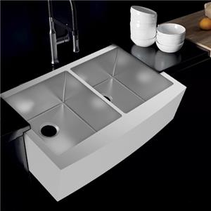 CUPC Watermark Premium 304 Farmhouse Apron Front Sink