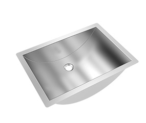 stainless steel bathroom sink