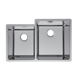 R20 SS304 Undermount Double Bowl Drawn Kitchen Sink