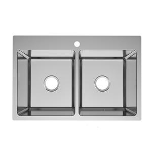 R20 Handmade-Like Pressed Sink SUS304 Single Bowl Kitchen Sink