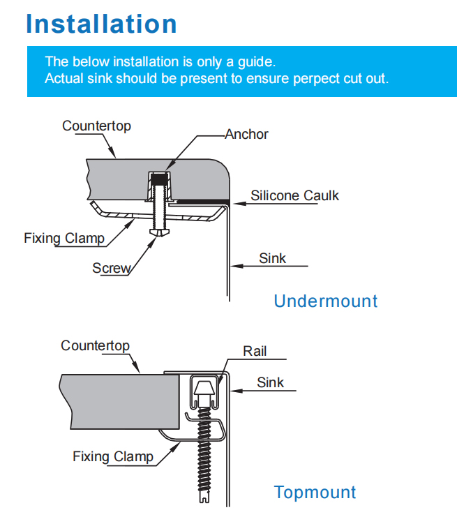 machine-made sink