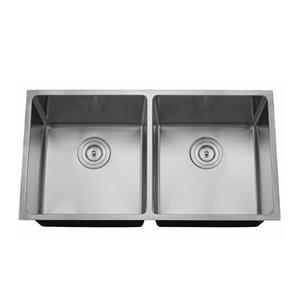 Double Bowl Kitchen Handmade Undermount Sink Hand Washing