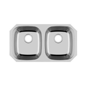 SS304 Pressed Double Bowl Drawn Sink