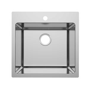 R20 Pressed Sink Stainless Steel Single Bowl SS304 Kitchen Sink