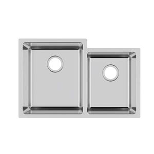 R20 Stainless Steel Undermount Double Bowl Drawn Sink